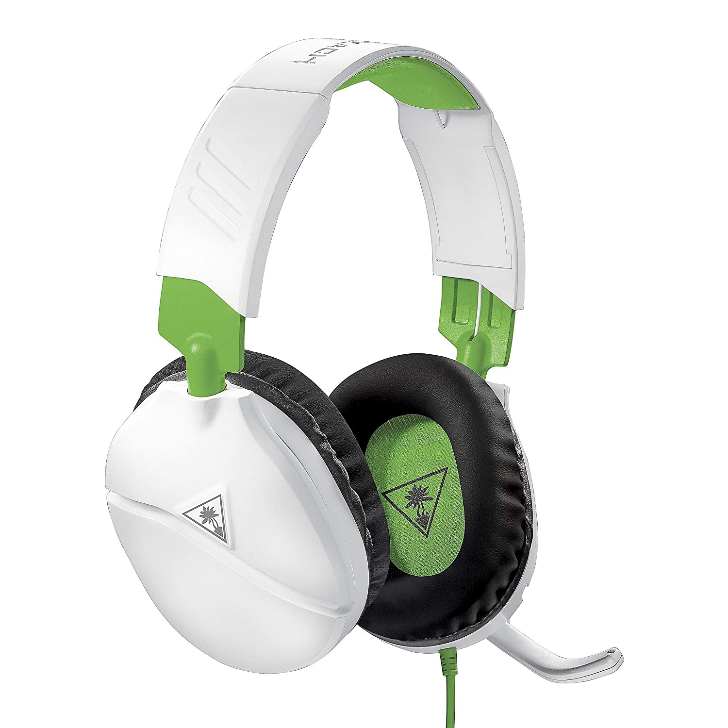 Turtle Beach Recon 70 White Gaming Headset, Green Cute Gaming Decor